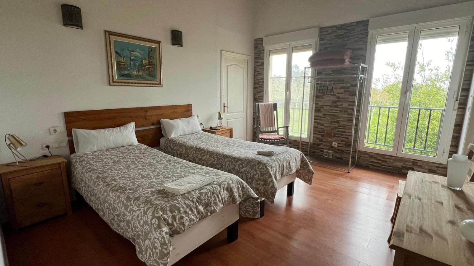 B&B Twin Pines Pilgrims Rooms Arzúa Exterior foto